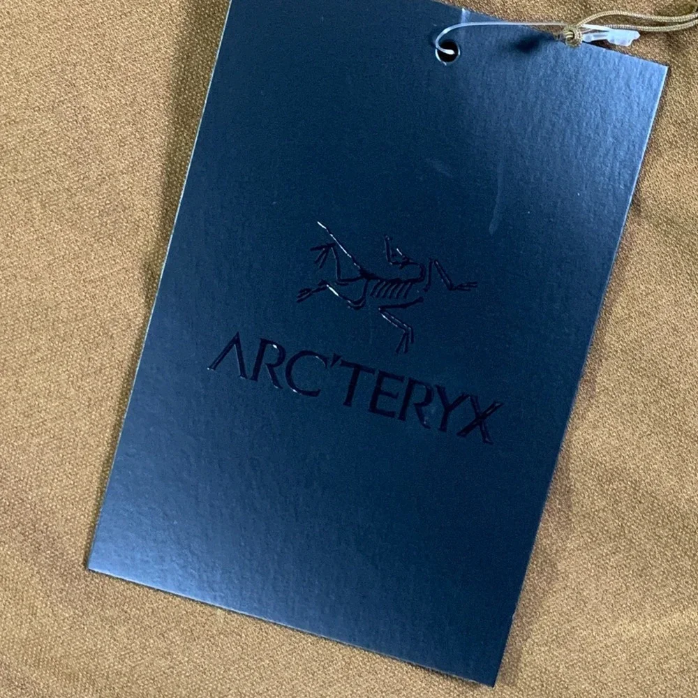 Arcteryx Jacket Men 2XL Brown Full Zip Rethel Jacket Hiking Outdoor NEW